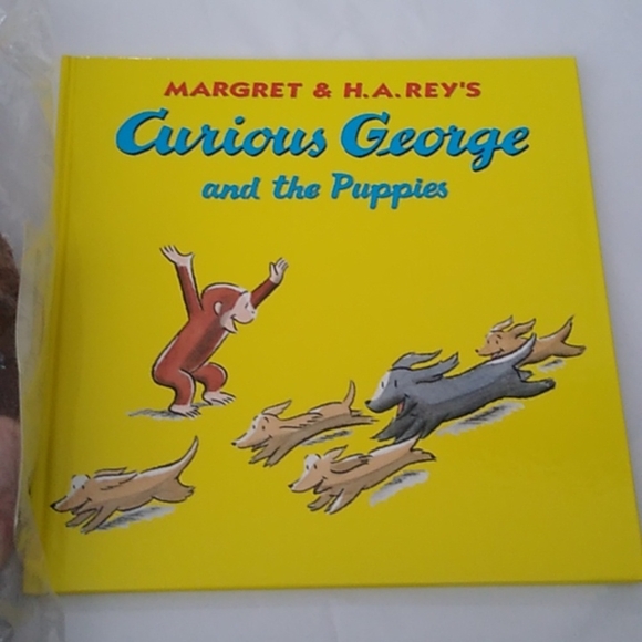 Curious George Plush & the Puppies Book Kohl's Cares 2 Pc. Set - Picture 3 of 8